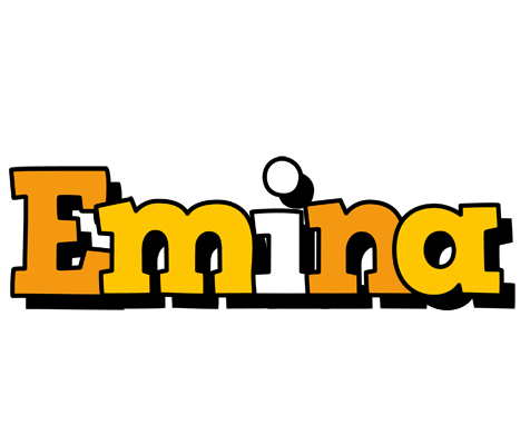 Emina cartoon logo
