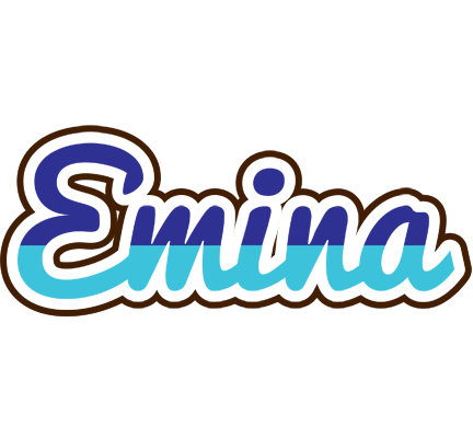 Emina raining logo