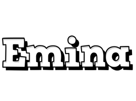 Emina snowing logo