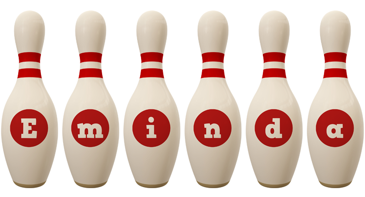 Eminda bowling-pin logo