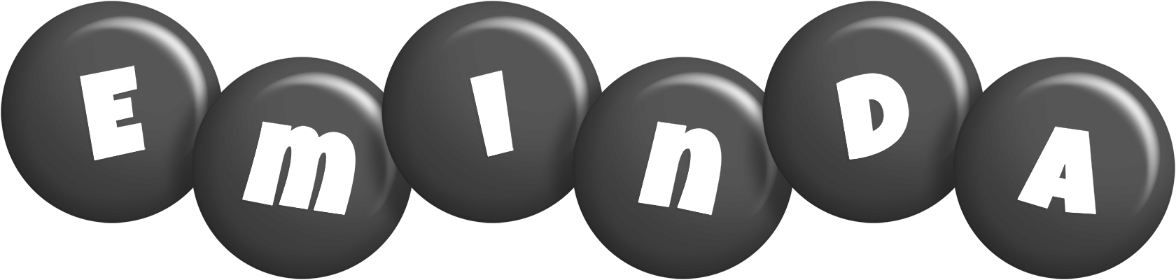 Eminda candy-black logo