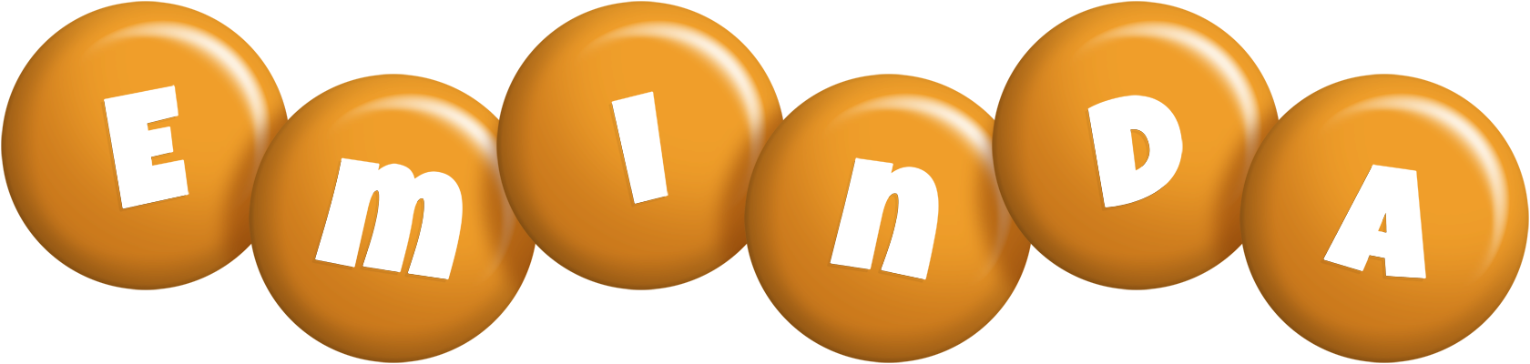 Eminda candy-orange logo