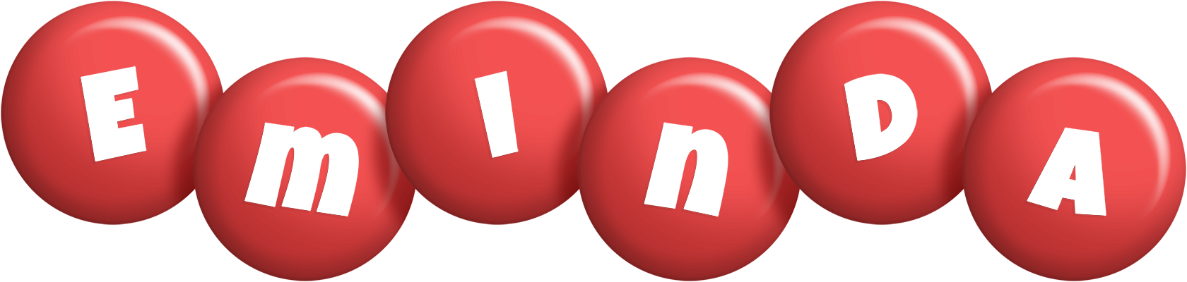 Eminda candy-red logo