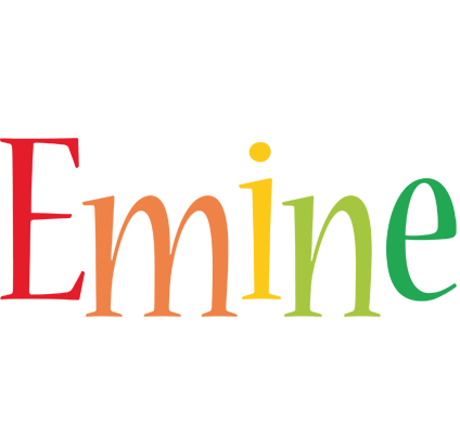 Emine birthday logo