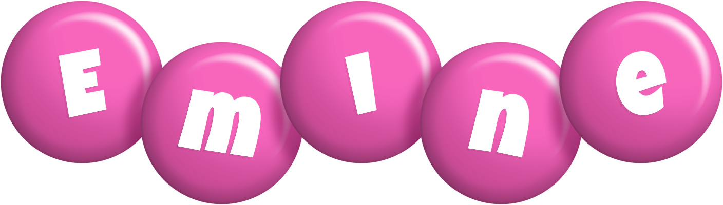 Emine candy-pink logo