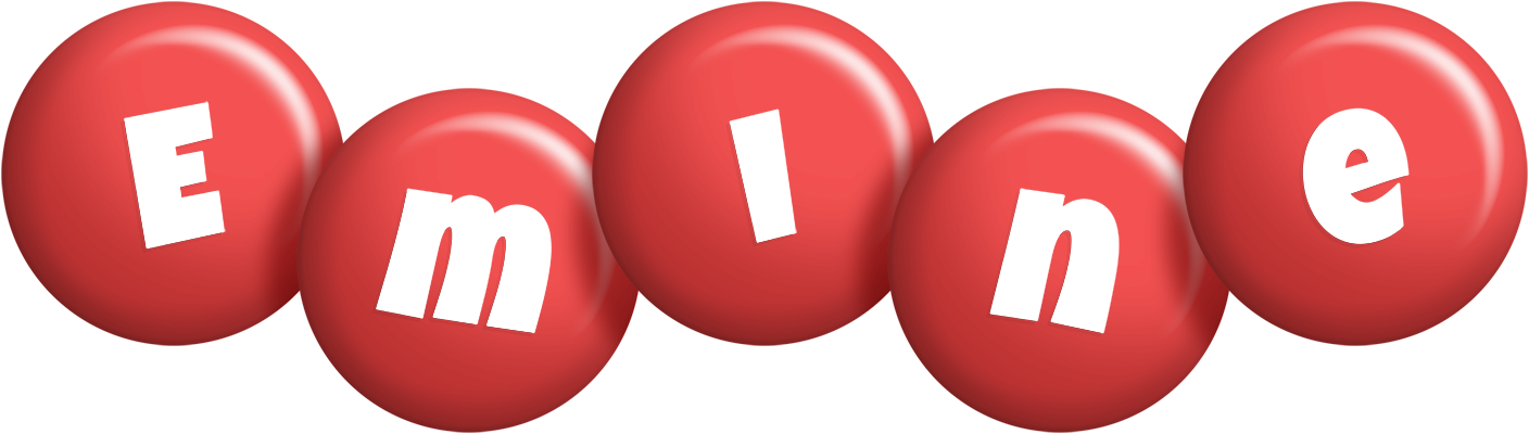 Emine candy-red logo
