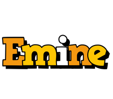 Emine cartoon logo