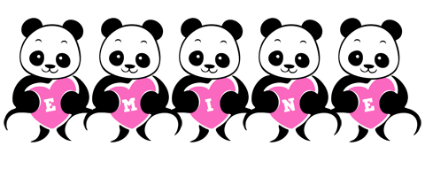 Emine love-panda logo