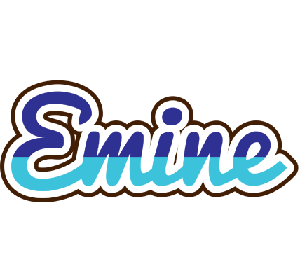 Emine raining logo