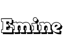 Emine snowing logo