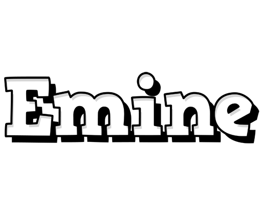 Emine snowing logo