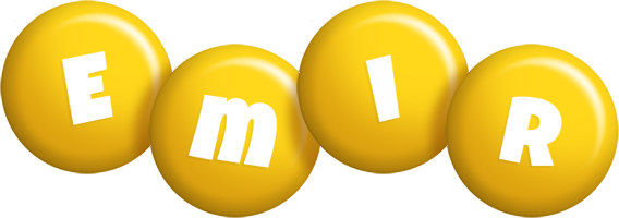 Emir candy-yellow logo