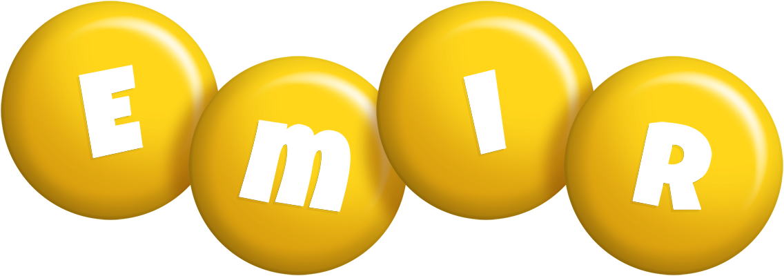 Emir candy-yellow logo