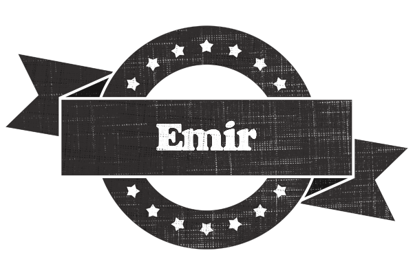 Emir grunge logo