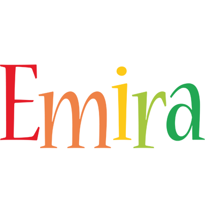 Emira birthday logo