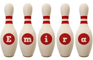 Emira bowling-pin logo