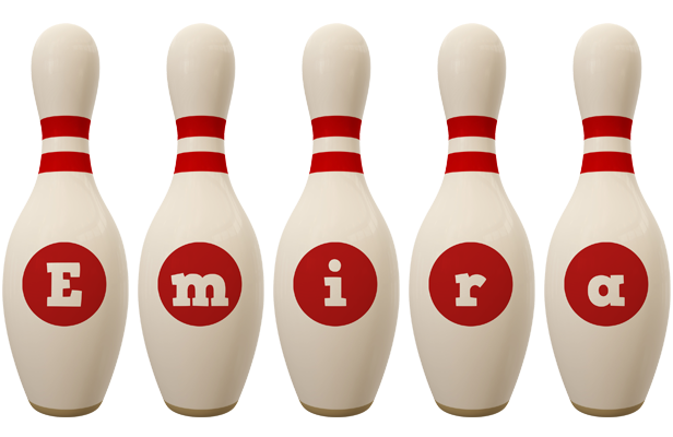 Emira bowling-pin logo