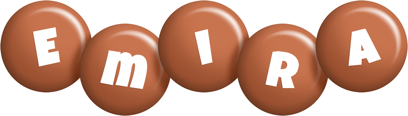 Emira candy-brown logo