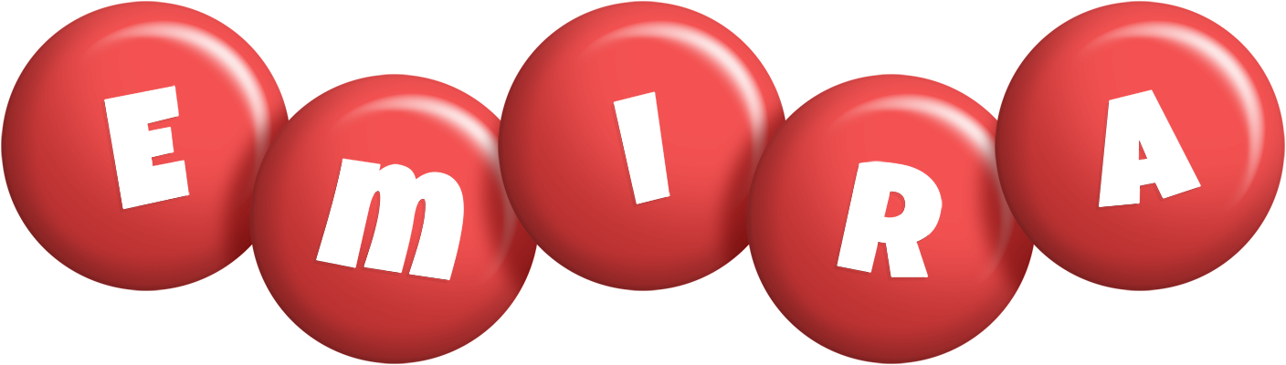 Emira candy-red logo