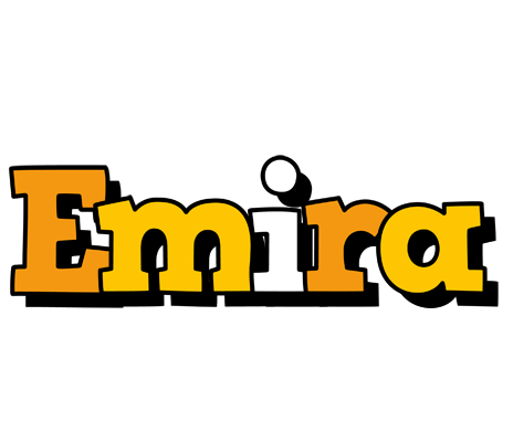 Emira cartoon logo