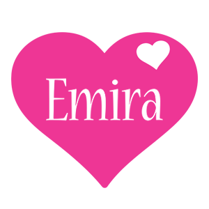 Emira love-heart logo