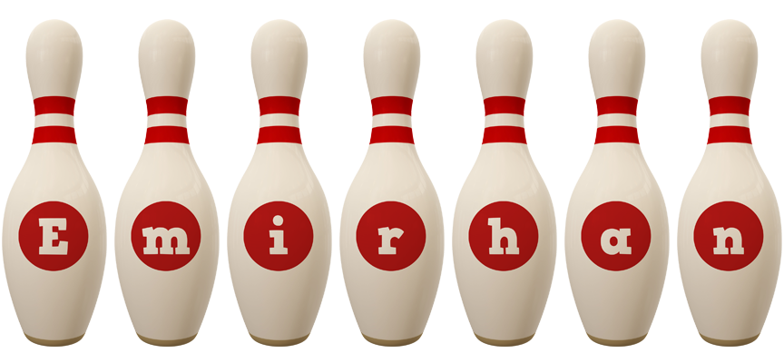 Emirhan bowling-pin logo