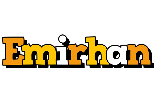 Emirhan cartoon logo