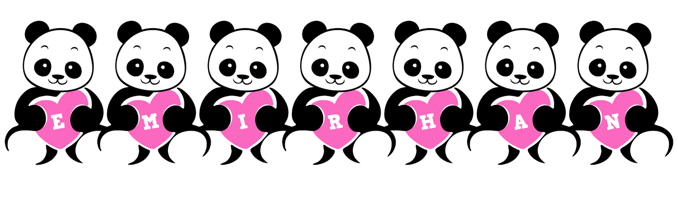 Emirhan love-panda logo