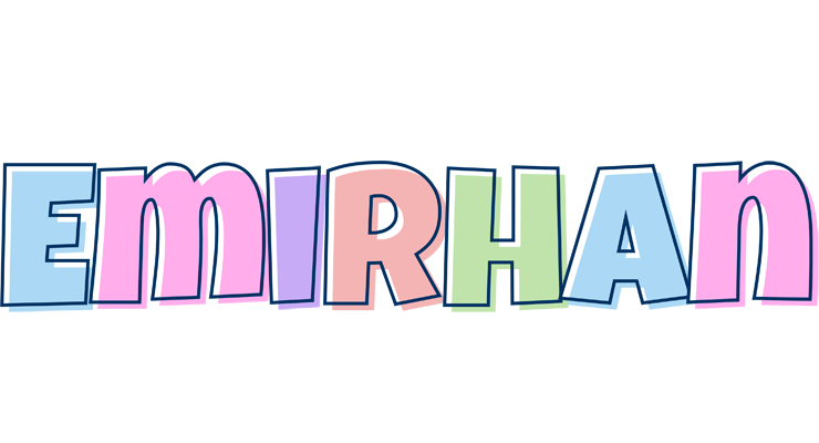Emirhan pastel logo
