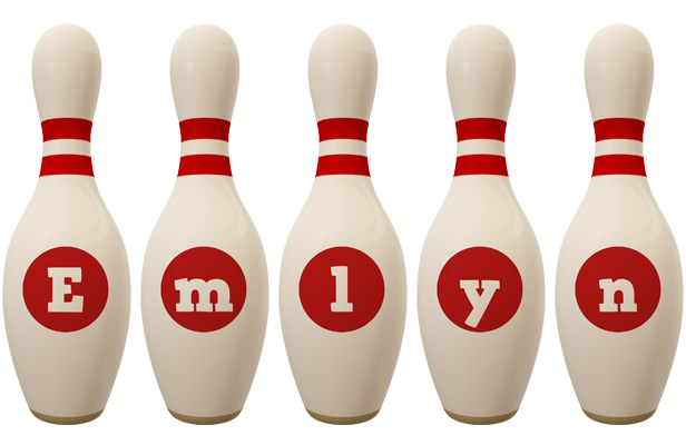 Emlyn bowling-pin logo