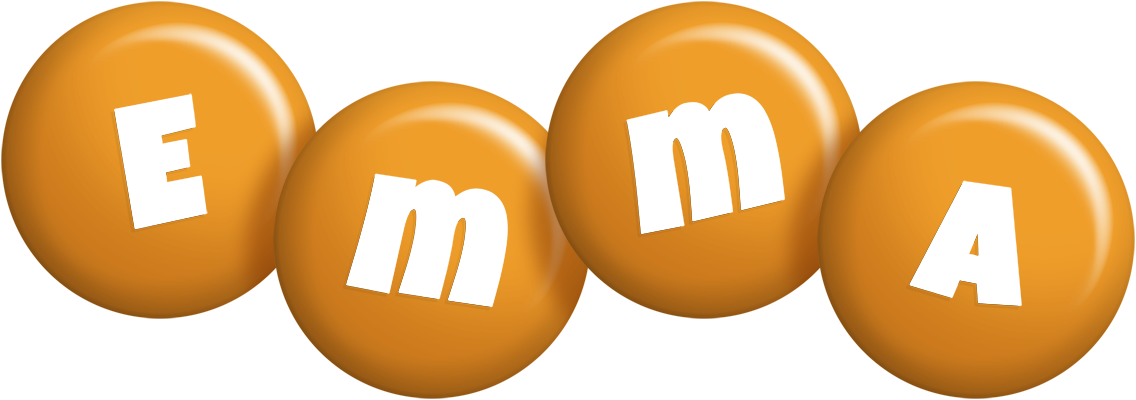 Emma candy-orange logo