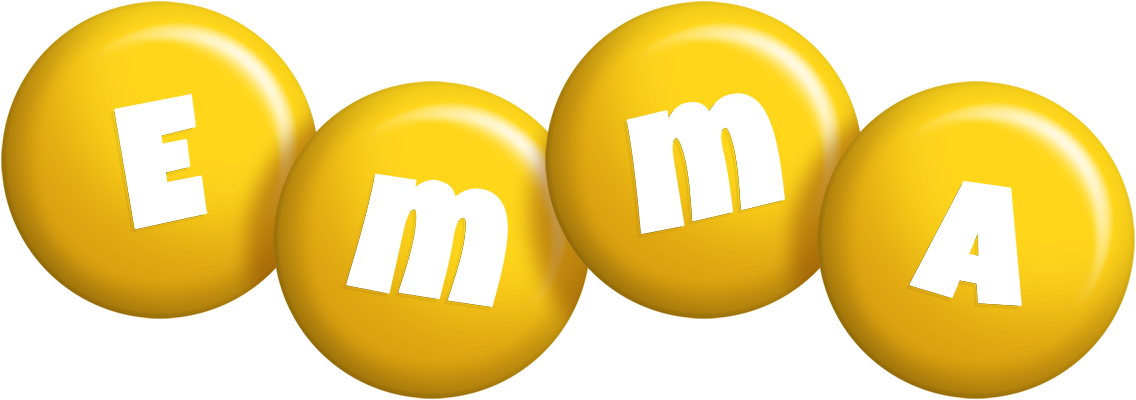Emma candy-yellow logo