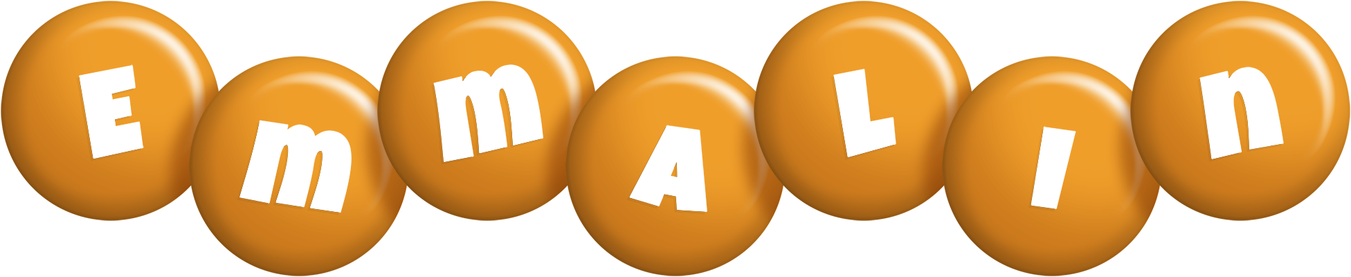 Emmalin candy-orange logo