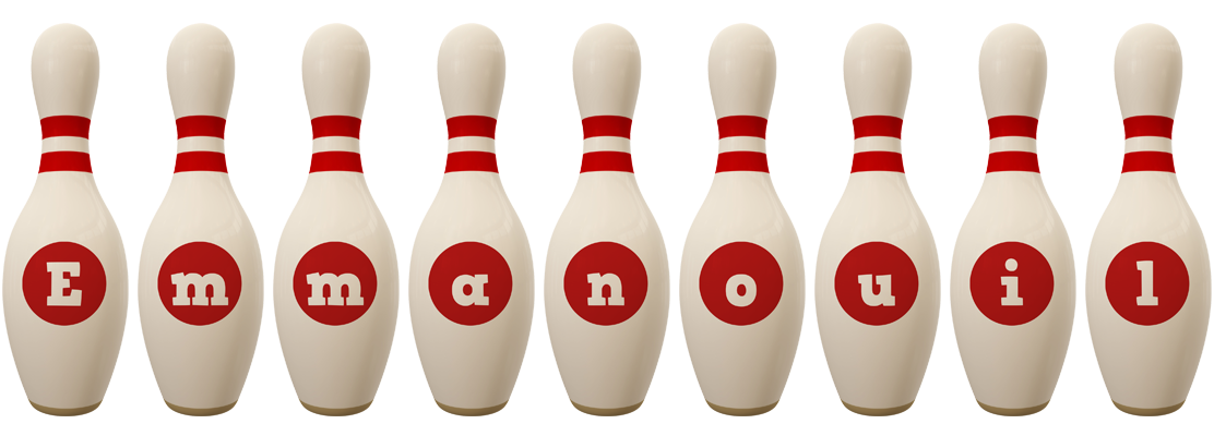 Emmanouil bowling-pin logo