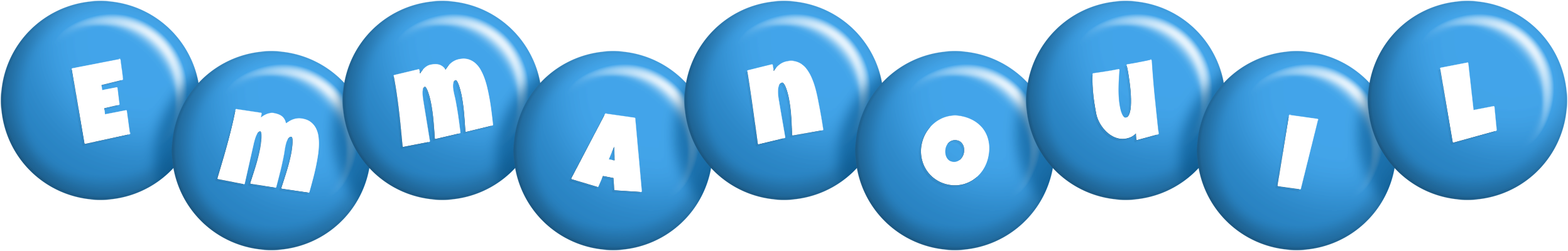 Emmanouil candy-blue logo