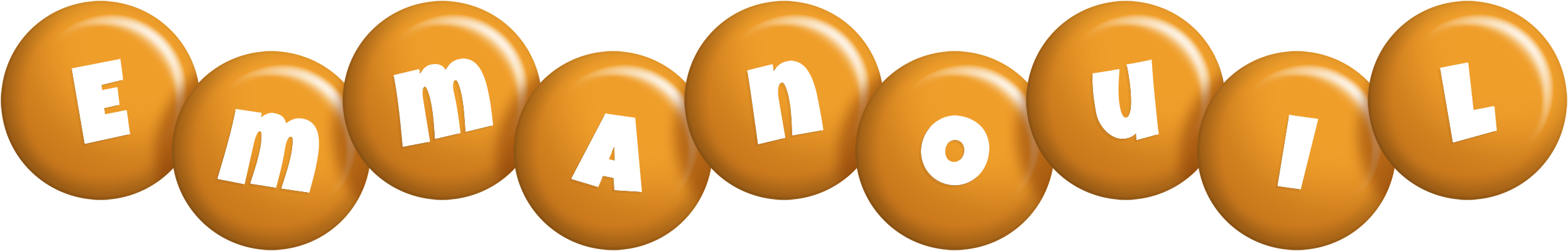 Emmanouil candy-orange logo