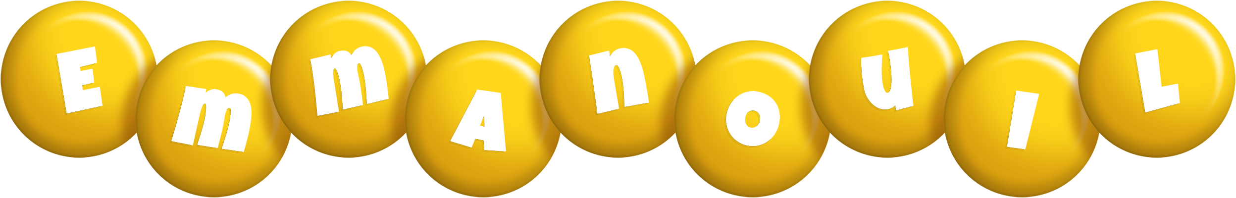 Emmanouil candy-yellow logo