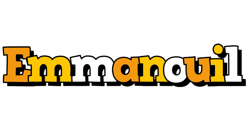 Emmanouil cartoon logo
