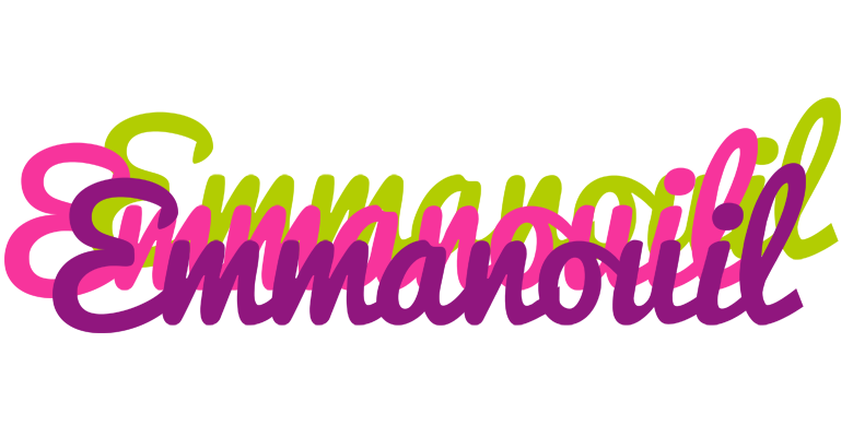 Emmanouil flowers logo