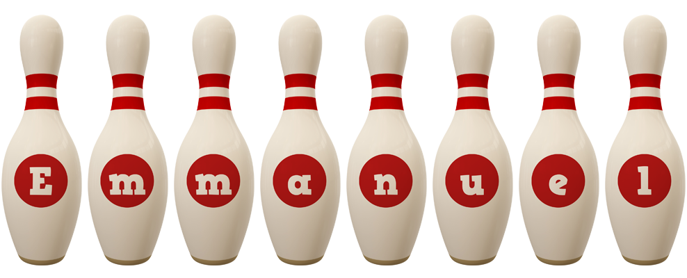 Emmanuel bowling-pin logo