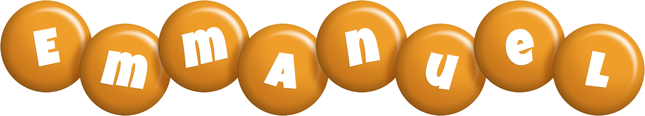 Emmanuel candy-orange logo