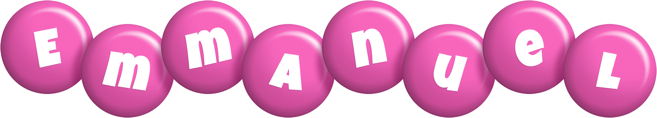 Emmanuel candy-pink logo