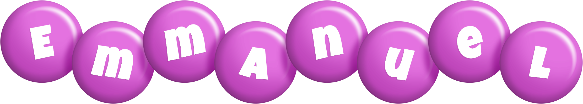Emmanuel candy-purple logo