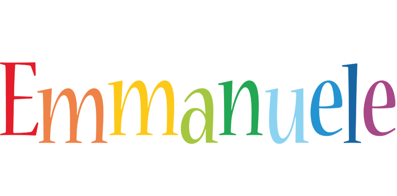 Emmanuele birthday logo