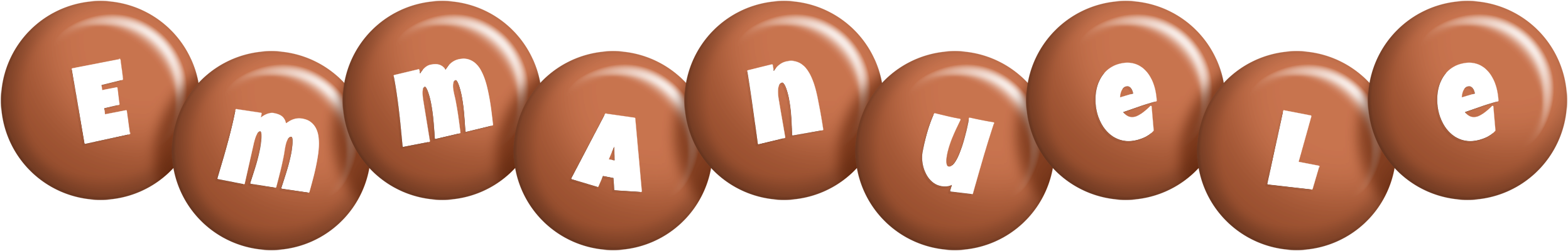 Emmanuele candy-brown logo
