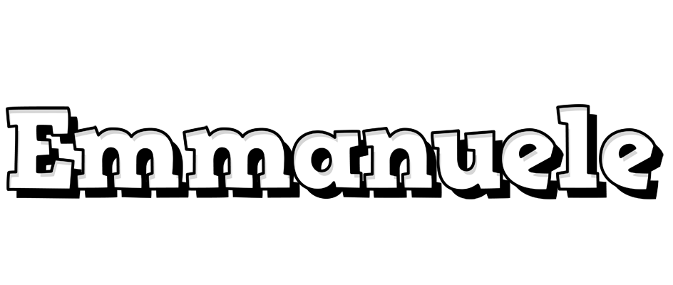 Emmanuele snowing logo