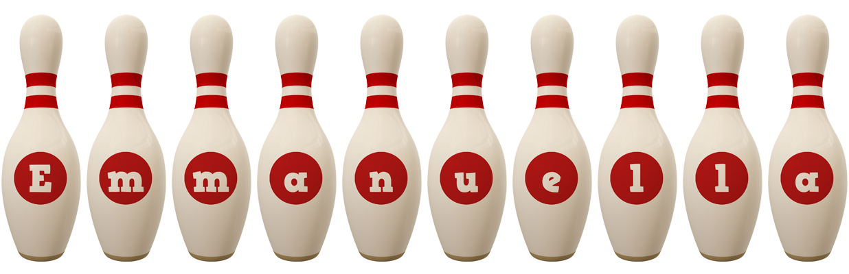Emmanuella bowling-pin logo
