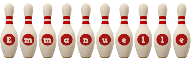 Emmanuelle bowling-pin logo