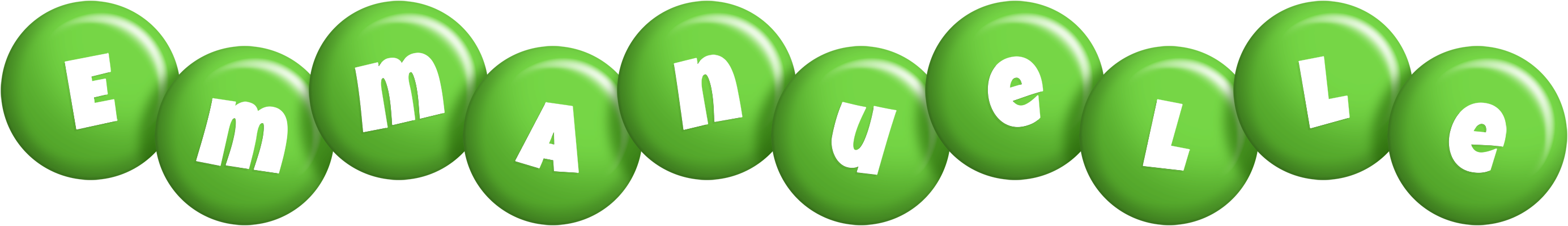 Emmanuelle candy-green logo