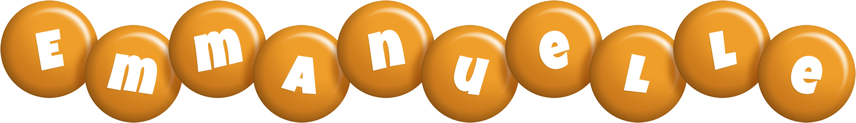 Emmanuelle candy-orange logo